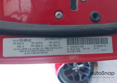 2018 Dodge Challenger Sxt z USA, uszkodzony, nr VIN 2C3CDZAGXJH153052